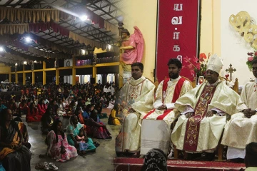 நாட்டின் பல பகுதிகளில் சிறப்பாக இடம்பெற்ற நத்தார் நள்ளிரவு திருப்பலி (Photos)