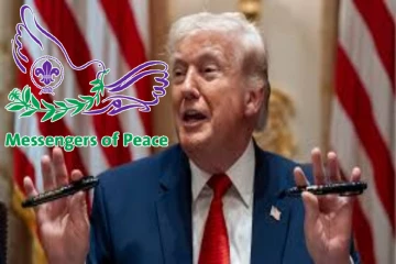 நான் ஒரு அமைதித்தூதுவர் : தன்னைத்தானே புகழ்ந்து தள்ளும் ட்ரம்ப்