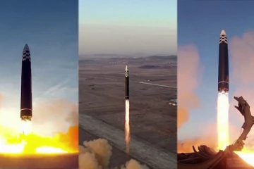 ஏவுகணை சோதனை புகைப்படங்களை வெளியிட்ட வடகொரியா; அதிர்ச்சியில் உலக நாடுகள்!