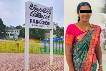 மோட்டார் சைக்கிளில் இருந்து தவறி விழுந்து பரிதாபமாக உயிரிழந்த குடும்பப் பெண்