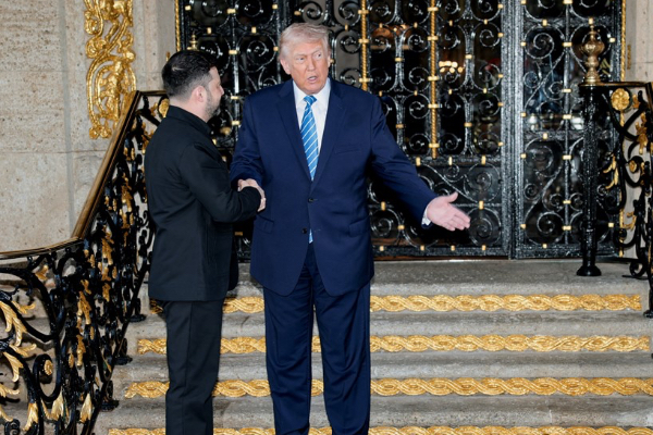 ஜெலென்ஸ்கியை வரவேற்ற டிரம்ப்: உக்ரைன் போரை விரைவில் முடிக்க திட்டம் | Trump Welcomes Zelenskyy In Mar A Lago