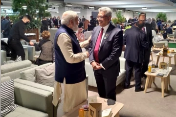 க்ளாஸ்கோவில் கோட்டாபய ராஜபக்சவை சந்தித்துப் பேசிய மோடி!