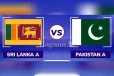 ශ්‍රී ලංකා - පාකිස්ථාන ඒ කණ්ඩායම් ගැටෙන දෙවන දිනය අදයි..