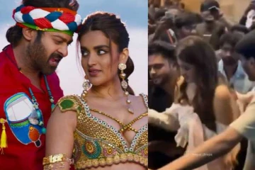 பிரபாஸ் பட நிகழ்சியில் நிதி அகர்வாலுக்கு நடந்த கொடுமை!! வைரலாகும் வீடியோ..