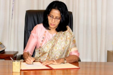கடமைகளை பொறுப்பெற்றார் அருணி விஜேவர்தன