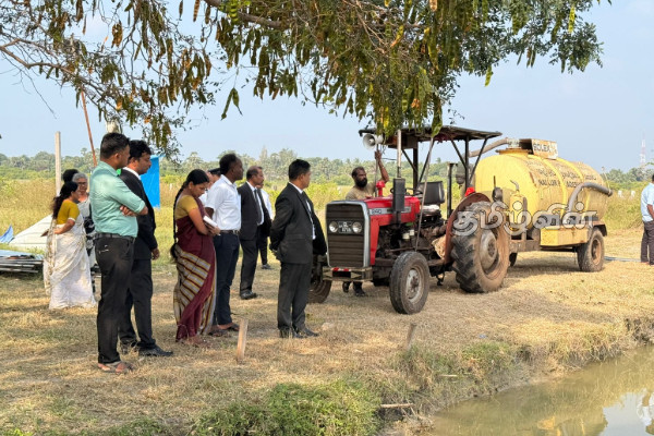 செம்மணி புதைகுழிக்குள் இருந்து வெளியேற்றப்பட்ட வெள்ளநீர் : அகழ்வுப் பணிகள் மார்ச்சில் | Floodwaters Released From Chemmani Mass Graves