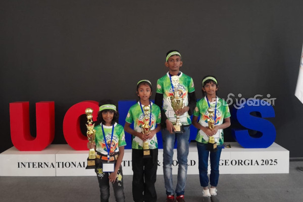 மன்னார் யூசி மாஸ் மாணவர்கள் ஜோர்ஜியாவில் சாதனை | Mannar Uc Mass Students Achieve Success In Georgia