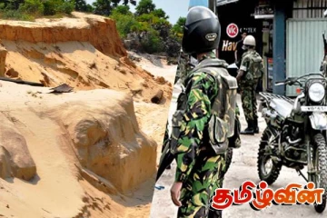 யாழ்ப்பாணத்தில் மணல் கடத்தலில் ஈடுபட்ட நபர் மடக்கிப் பிடிப்பு