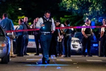 அமெரிக்காவில் 3 குழந்தைகள் உள்பட 14 பேர் மீது துப்பாக்கி சூடு!