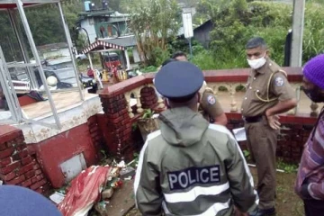 விசமிகள் அட்டகாசம்;  இருதயநாதரின் திருவுருவச் சிலை உடைப்பு