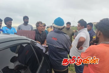 மன்னார் செளத்பார் பகுதியில் அனுமதியற்ற கடல் நீர் பரிசோதனை திட்டம் தடுத்து நிறுத்தம்