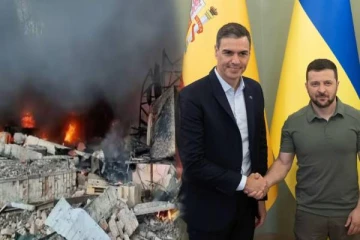 ஸ்பெயின் பிரதமர் உக்ரைன் சென்ற நிலையில் ரஷ்யா குண்டுவீச்சு - 3 பேர் பலி!