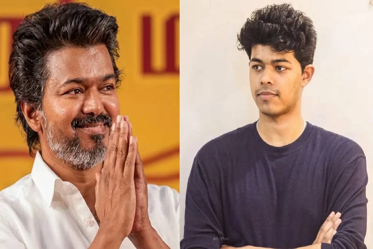 விஜயை பெருமையாகப் பேசிய மகன் ஜேசன் சஞ்சய் - வைரலாகும் பேட்டி | Jason Sanjay Talk About Dad Cm Vijay Viral விஜயை பெருமையாகப் பேசிய மகன் ஜேசன் சஞ்சய் - வைரலாகும் பேட்டி | Jason Sanjay Talk About Dad Cm Vijay Viral