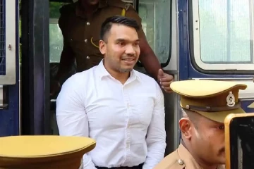 බන්ධනාගාරයේ සිටි පාර්ලිමේන්තු මන්ත්‍රී නාමල් රාජපක්ෂ කොළඹ ප්‍රධාන මහේස්ත්‍රාත් අධිකරණය වෙත රැගෙන එයි