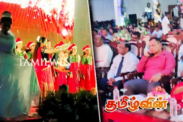 கிளிநொச்சியில் இராணுவத்தினரால் ஏற்பாடு செய்யப்பட்ட நத்தார் நிகழ்வுகள்