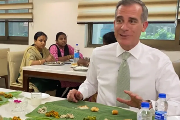 தென்னிந்திய உணவை புகழும் அமெரிக்க தூதர்.! | American Ambassador Praises South Indian Food