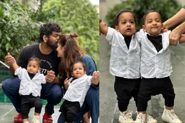 குழந்தைகளுடன் நயன் - விக்கி தம்பதிகள்; வைரலாகும் புகைப்படங்கள்!