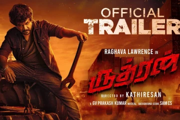 ராகவா லாரன்ஸ் நடிக்கும் ருத்ரன் படத்தின் மாஸ் ட்ரைலர்
