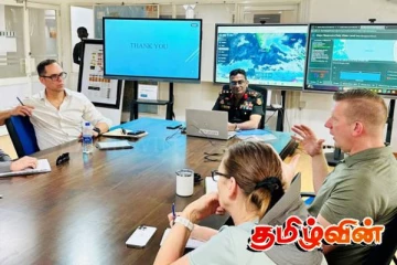 அமெரிக்க மொன்டானா தேசிய பாதுகாப்பு படையணி இலங்கை வருகை