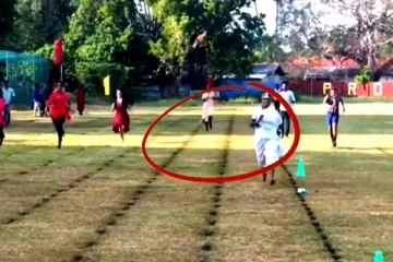 சேலையை வாரிப்பிடித்துக் கொண்டு ஓட்ட பந்தயத்தில் பறந்த பாட்டி! யாழில் சம்பவம்