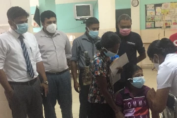 வவுனியாவில் விசேட தேவையுடையோருக்கு பைஸர் தடுப்பூசி ஏற்றும்  நடவடிக்கை ஆரம்பம்