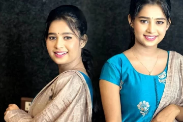 நீலநிற சுடிதாரில் வானத்தைப்போல் மின்னும் ஜனனி; லேட்டஸ் கியூட் போட்டோஸ்
