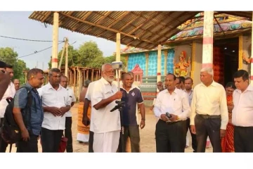 யாழில் சுவீகரிக்கப்பட்ட மக்கள் காணிகளை கையளிப்பதற்கான அளவீடுகள் ஆரம்பம்