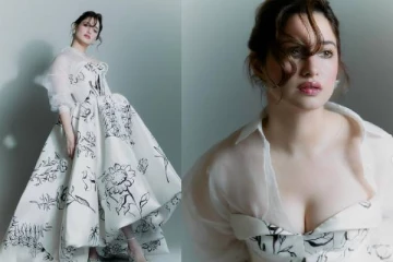 ட்ரெண்டிங் உடையில் அழகு பதுமையாகவே மாறிய தமன்னா