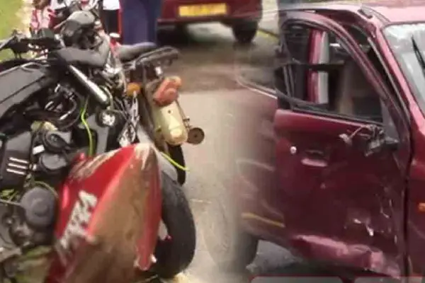 தலாவயில் கோர விபத்து - ஆசிரியை உட்பட இருவர் காயம் | Tragic Accident In Thalawa Today