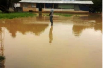 சீரான வடிகாலின்மையால் வெள்ளத்திற்குள் சூழ்ந்துள்ள தர்மபுரம் சந்தை (Photos)
