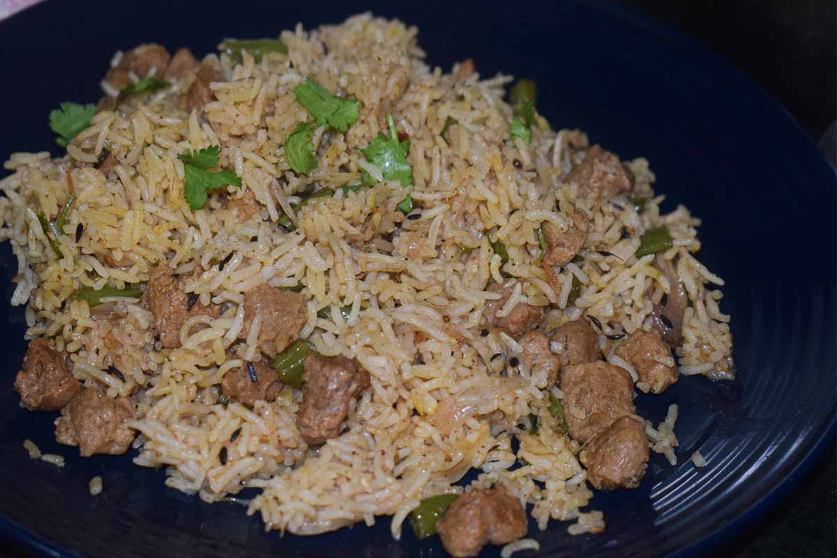 புரதச்சத்து நிறைந்த சோயா சாதம் | Soya Rice Recipe In Tamil