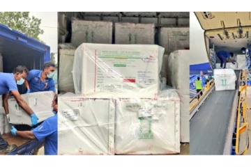 தமிழ்நாட்டிற்கு புனேவிலிருந்து மேலும் 3,12,000 டோஸ் கோவிஷீல்டு தடுப்பூசிகள் - விமானம் மூலம் வந்திறங்கியது!