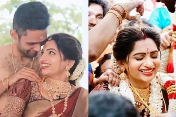 திருமண மேடையில் ஆனந்த கண்ணீரில் நனைந்த நக்‌ஷத்ரா - வைரலாகும் புகைப்படங்கள்