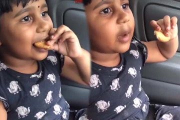 நான் சாப்பிட்டால் மற்றவர்களுக்கு இருக்காதுல... உணவை சாப்பிட மறுத்த சுட்டிக்குழந்தை