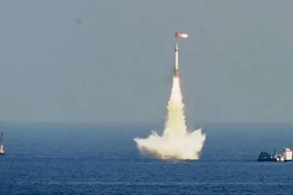 இந்தியாவின் K-4 ரக ஏவுகணை வெற்றிகரமாக சோதனை | India S K 4 Missile Successfully Tested