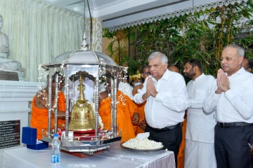 வாலுக்காராம எசல பெரஹெரவை ஆரம்பித்து வைத்த ஜனாதிபதி