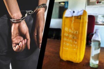 யாழில் பிடியாணையுடைய சந்தேகநபர் கசிப்புடன் கைது