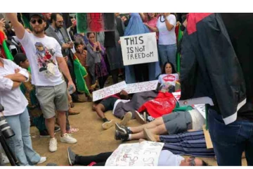 ஆப்கானிஸ்தான் தலிபான்கள் வசம் சென்றதற்கு அமெரிக்காதான் காரணம்: அமெரிக்க வாழ் ஆப்கன் மக்கள் போராட்டம்!