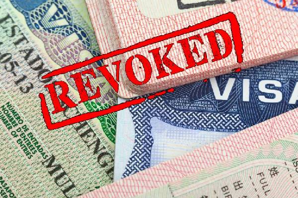 visa cancelled
