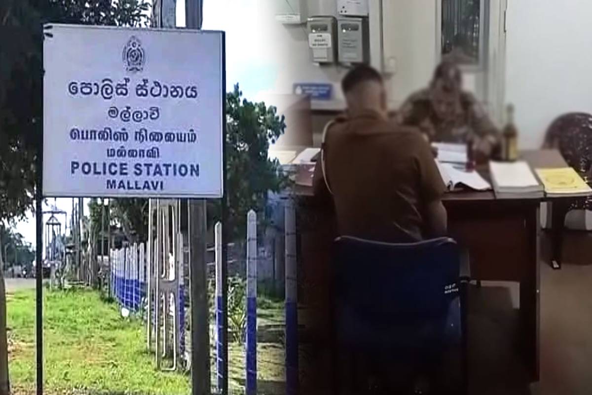பொலிஸாரின் மேசையில் இருந்த மது போத்தல் - காணொளியால் எழுந்த சர்ச்சை | Police Officers Caught Drinking Alcohol Duty பொலிஸாரின் மேசையில் இருந்த மது போத்தல் - காணொளியால் எழுந்த சர்ச்சை | Police Officers Caught Drinking Alcohol Duty