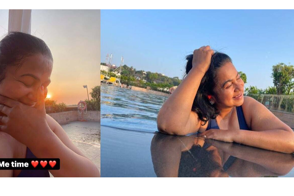 நீச்சல் உடையில் ராதிகா வெளியிட்ட புகைப்படம்: இந்த வயதில் இப்படியா? ஷாக்கில் ரசிகர்கள் | Radhika Sarathkumar Swimming Dress Photo