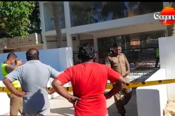 තරුණයෙකුගේ මළසිරුරක් ගොඩනැගිල්ලකින් හමුවෙයි..10ක් පොලිසියට ගෙන්වයි..(VIDEO)