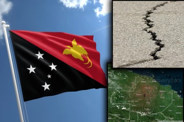 பப்புவா நியூ கினியாவில் சக்தி வாய்ந்த நிலநடுக்கம்