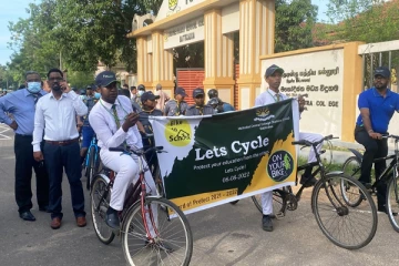 மட்டக்களப்பில் துவிச்சக்கரவண்டி பாவனையினை அதிகரிப்பதற்கான வேலைத்திட்டங்கள் (Photos)