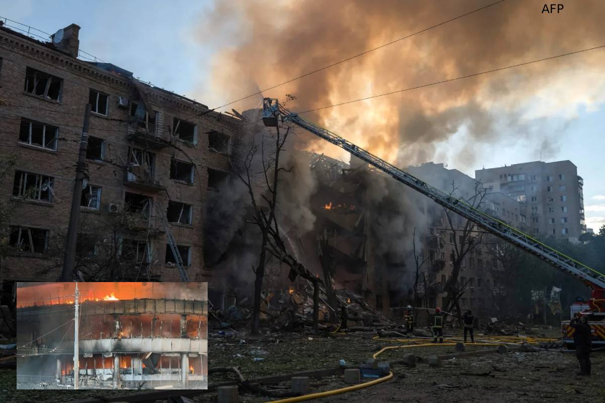 Russia massive strike on kyiv 4 killed Russia massive strike on kyiv 4 killed