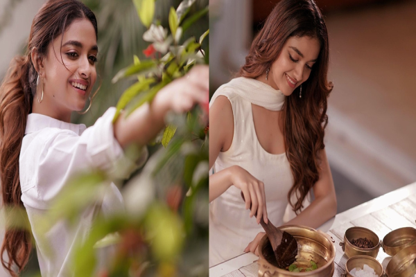 கீர்த்தி சுரேஷ் விரும்பி சாப்பிடும் சோளப்பட்டு சட்னி - நீங்களும் செய்யலாம் ரெசிபி இதோ | Keerthy Suresh Facourite Corn Silk Chutney Recipe