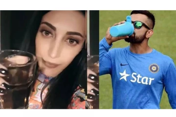 ப்ளாக் வாட்டர் குடிக்கும் ஸ்ருதி ஹாசன் - அப்படி என்ன உள்ளது இந்த நீரில் தெரியுமா?