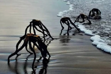 கடலில் இருந்து வந்த வேற்று கிரகவாசிகள் - பீதியை கிளப்பிய புகைப்படம்!