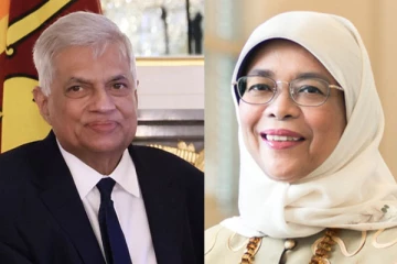 பூகோள அரசியல் மேம்பாடுகள் குறித்து சிங்கப்பூர் பாதுகாப்பு அமைச்சருடன் ஜனாதிபதி பேச்சு