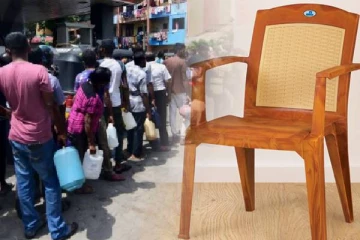 எரிபொருள் வரிசையை வாடகைக்கு விட்ட இளைஞன்!  சமூகவலைத்தளங்களில்  வைரல்